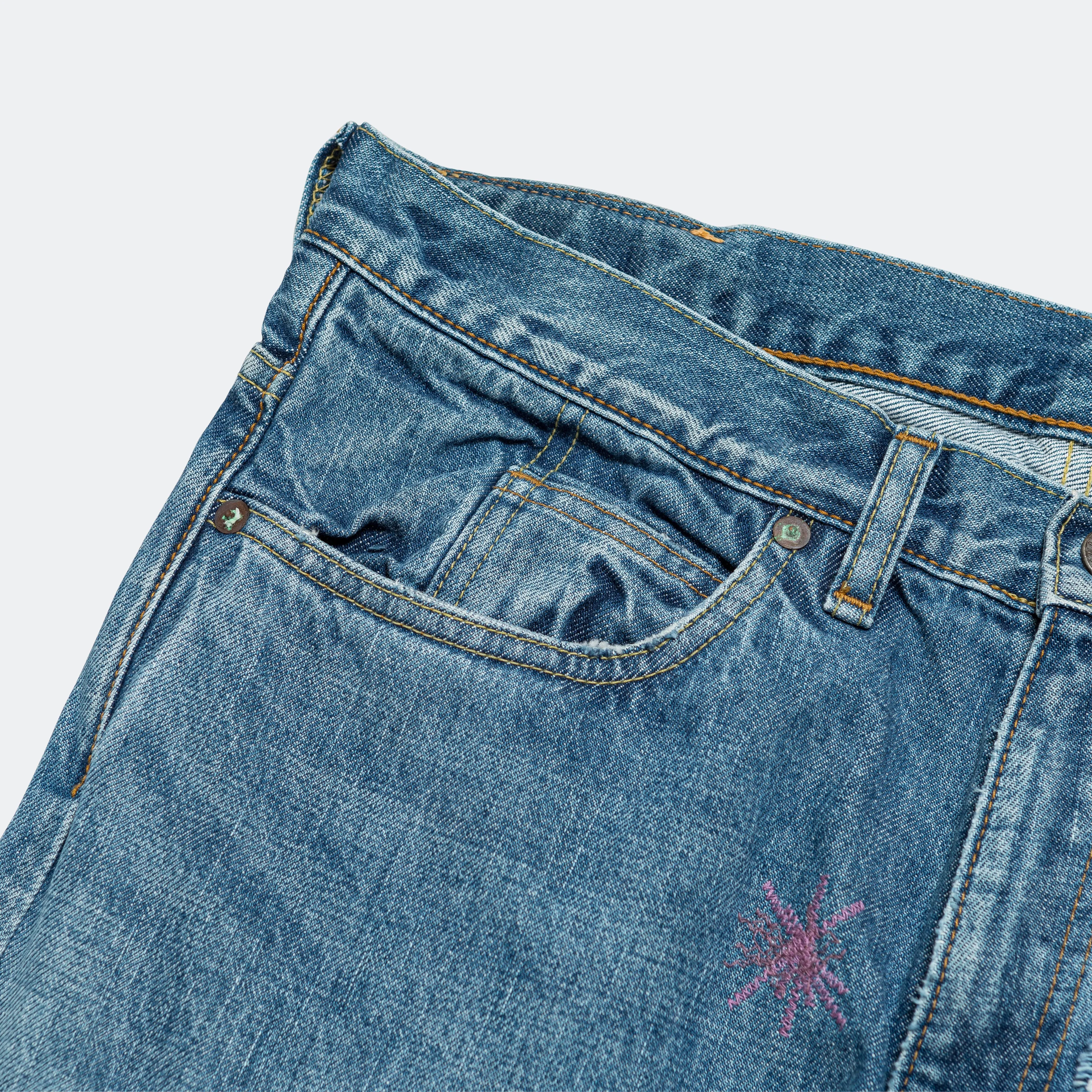 14oz Denim 5P OKABILLY (CONEYBOWY Gypsy Patch Remake) - Indigo