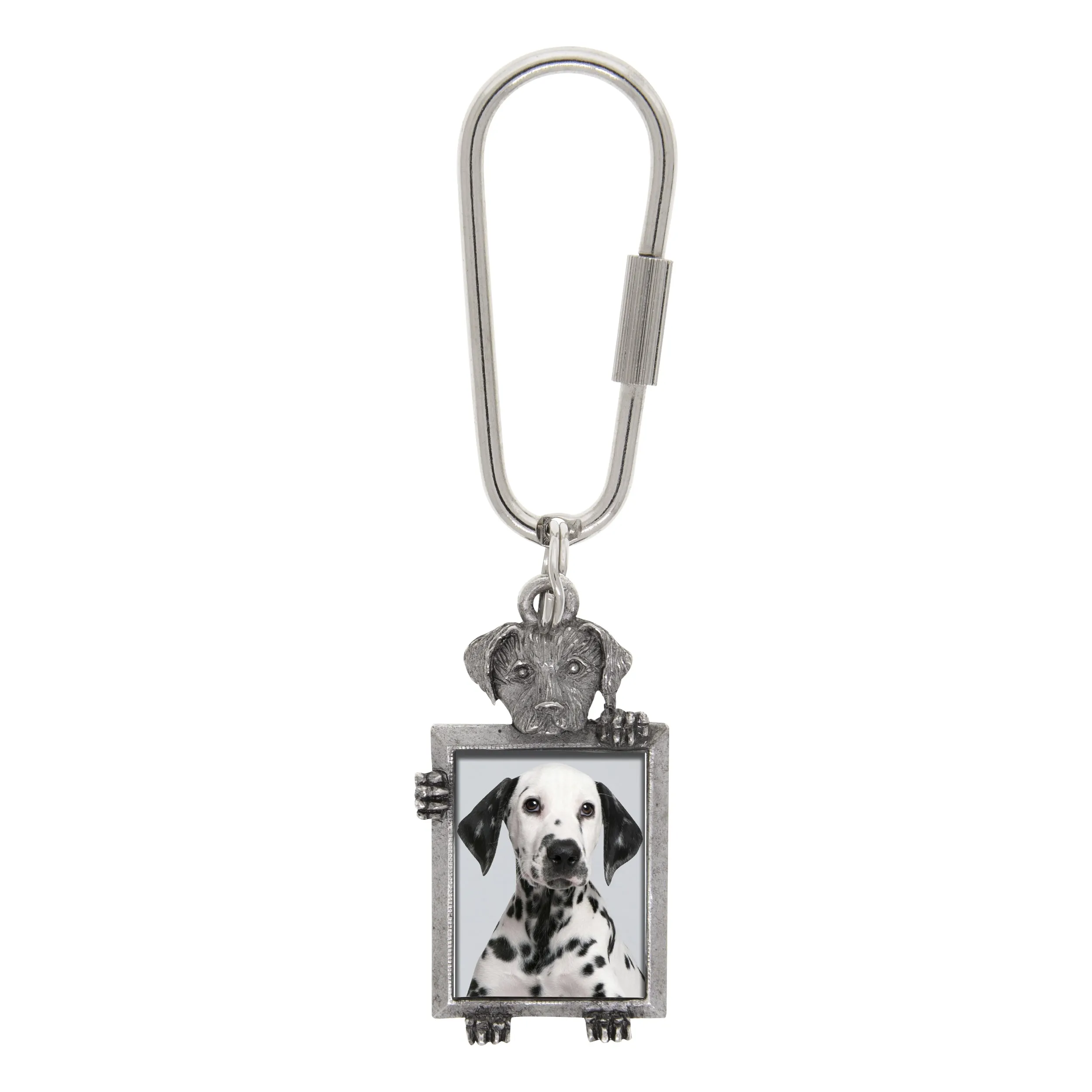 1928 Jewelry Dog Picture Carabiner Key Chain