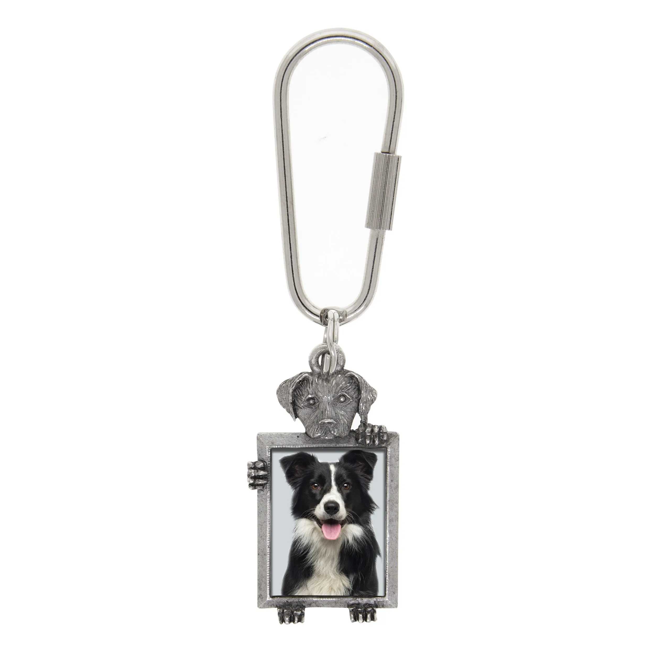 1928 Jewelry Dog Picture Carabiner Key Chain