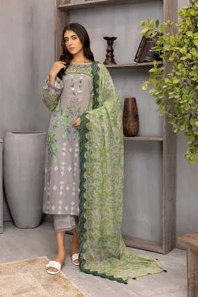 3 Pc Charizma Lawn Printed Suit with Embroidered Dupatta PEC22-70