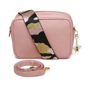 5800- Pink Soho Double Zip Bag - Alice Wheeler