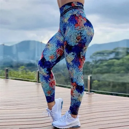 A4 - Digital Printing Women's Tie-dye Leggings