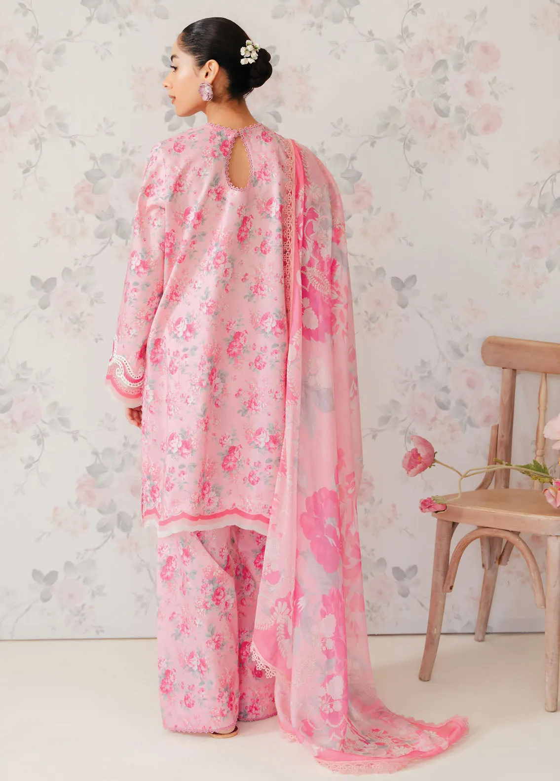 Afrozeh The Floral Charm Embroidered Lawn Unstitched 3Pc Suit AL-24-V1-04