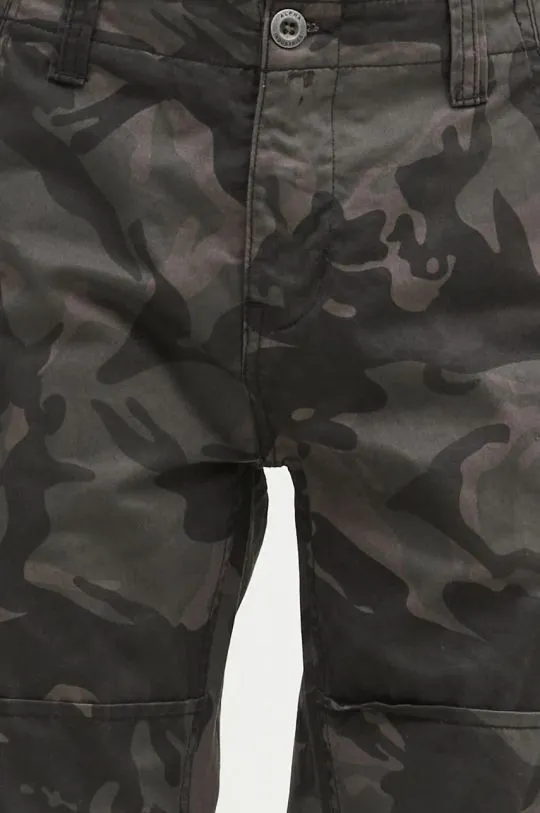 Alpha Industries cotton trousers Jet Pant Camo black color 101212C