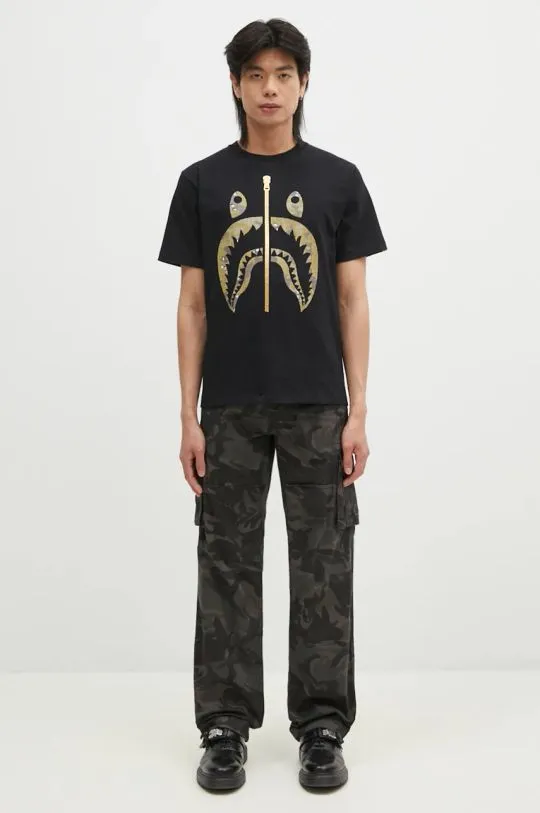 Alpha Industries cotton trousers Jet Pant Camo black color 101212C