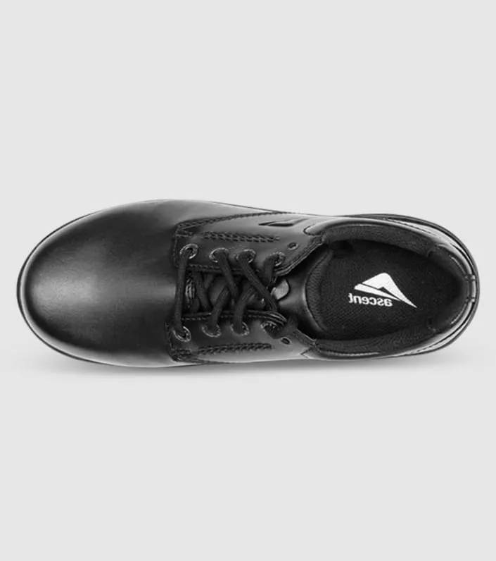 ascent apex (2e wide) junior boys school shoes