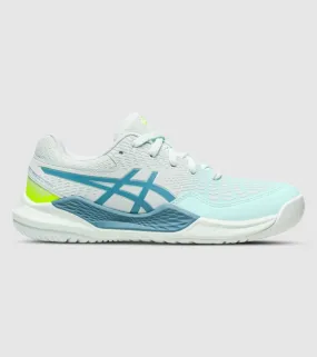 asics gel-resolution 9 (gs) kids tennis shoes