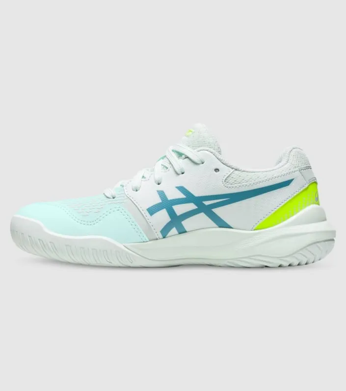 asics gel-resolution 9 (gs) kids tennis shoes