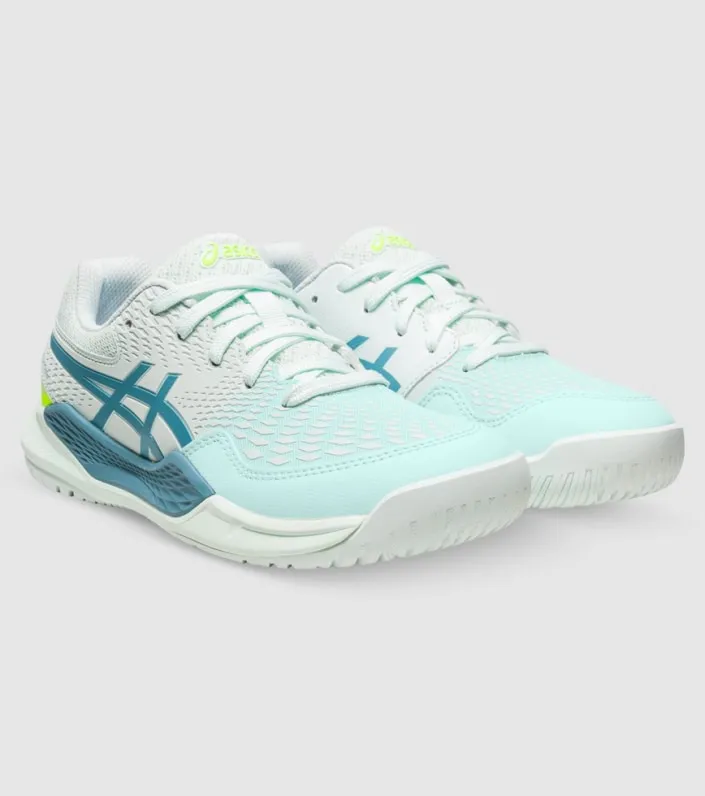 asics gel-resolution 9 (gs) kids tennis shoes