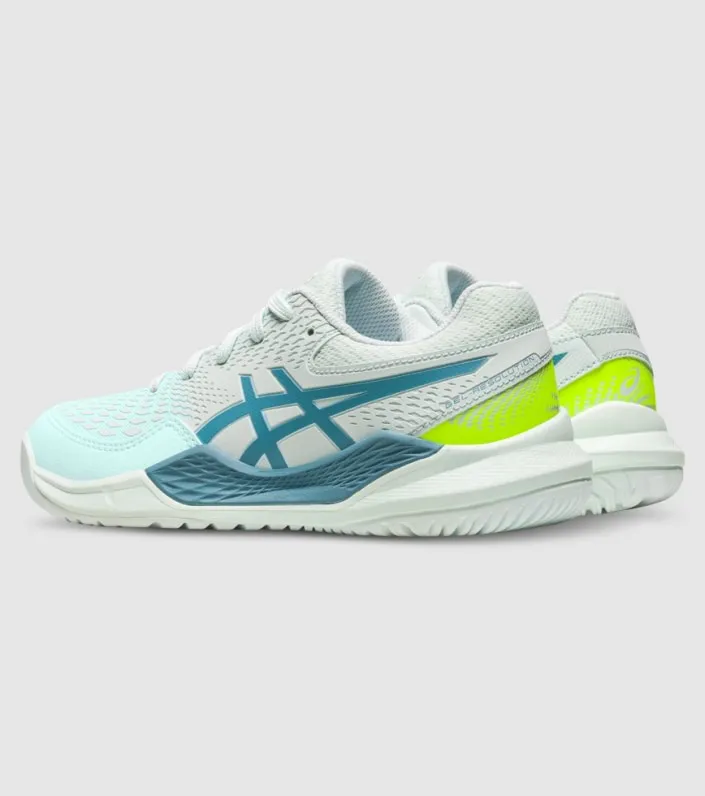 asics gel-resolution 9 (gs) kids tennis shoes