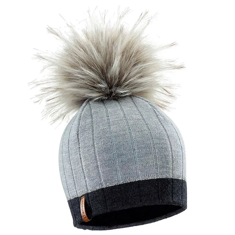 Beanies Ledrapo ---Céleste Light Grey Charcoal Grey