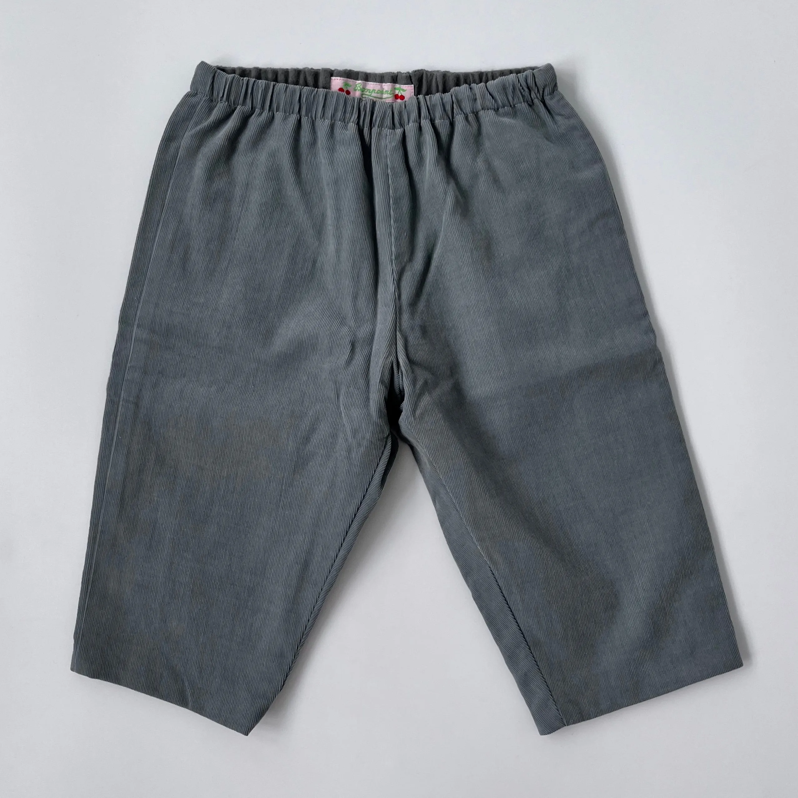 Bonpoint Grey Cord Trousers: 12 Months (Brand New)