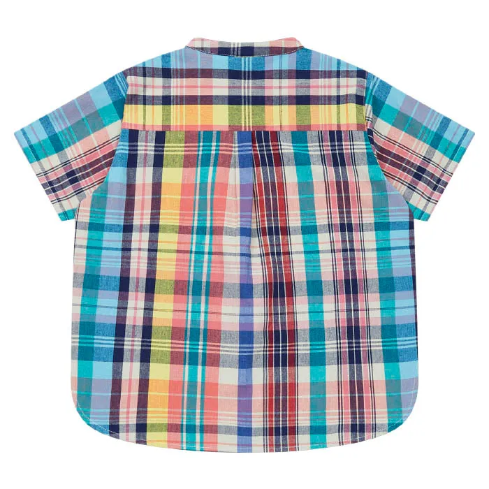 Bonton Child Garou Shirt Madras Check