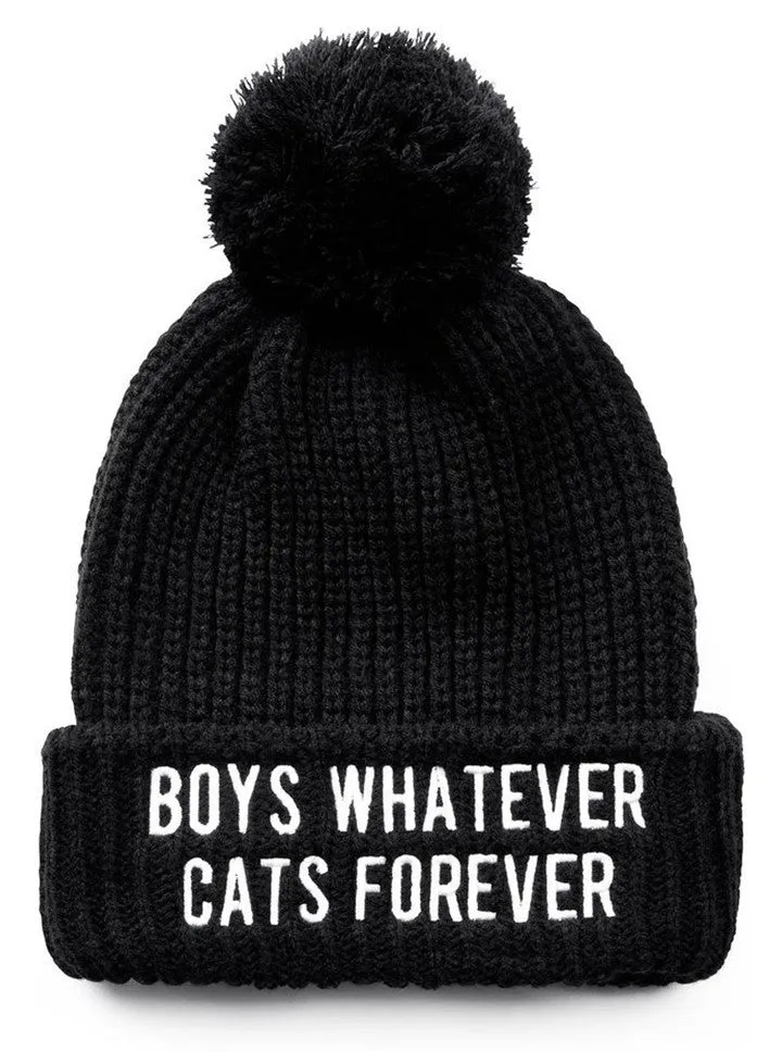 Boys/Cats Pom Pom Beanie