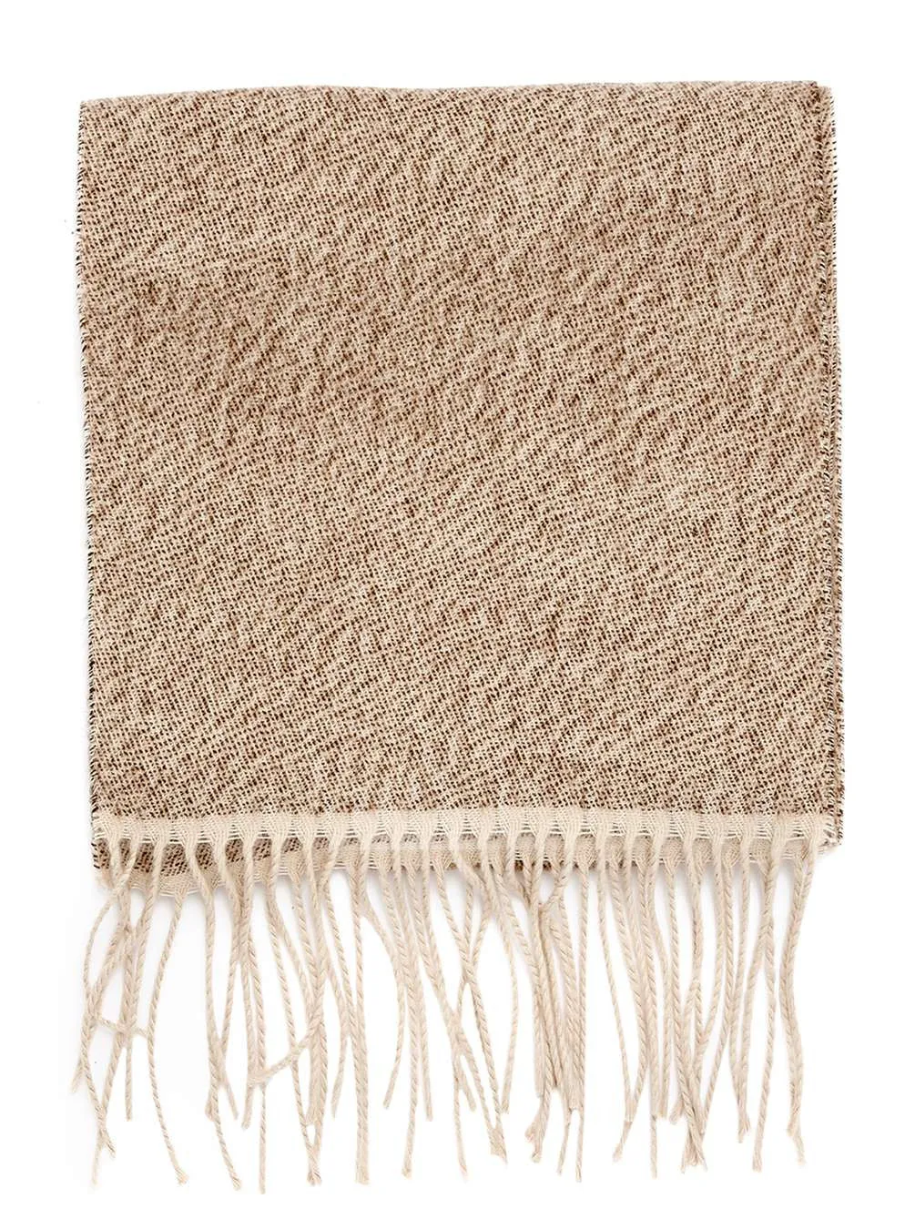 Camel Marl Woven Scarf