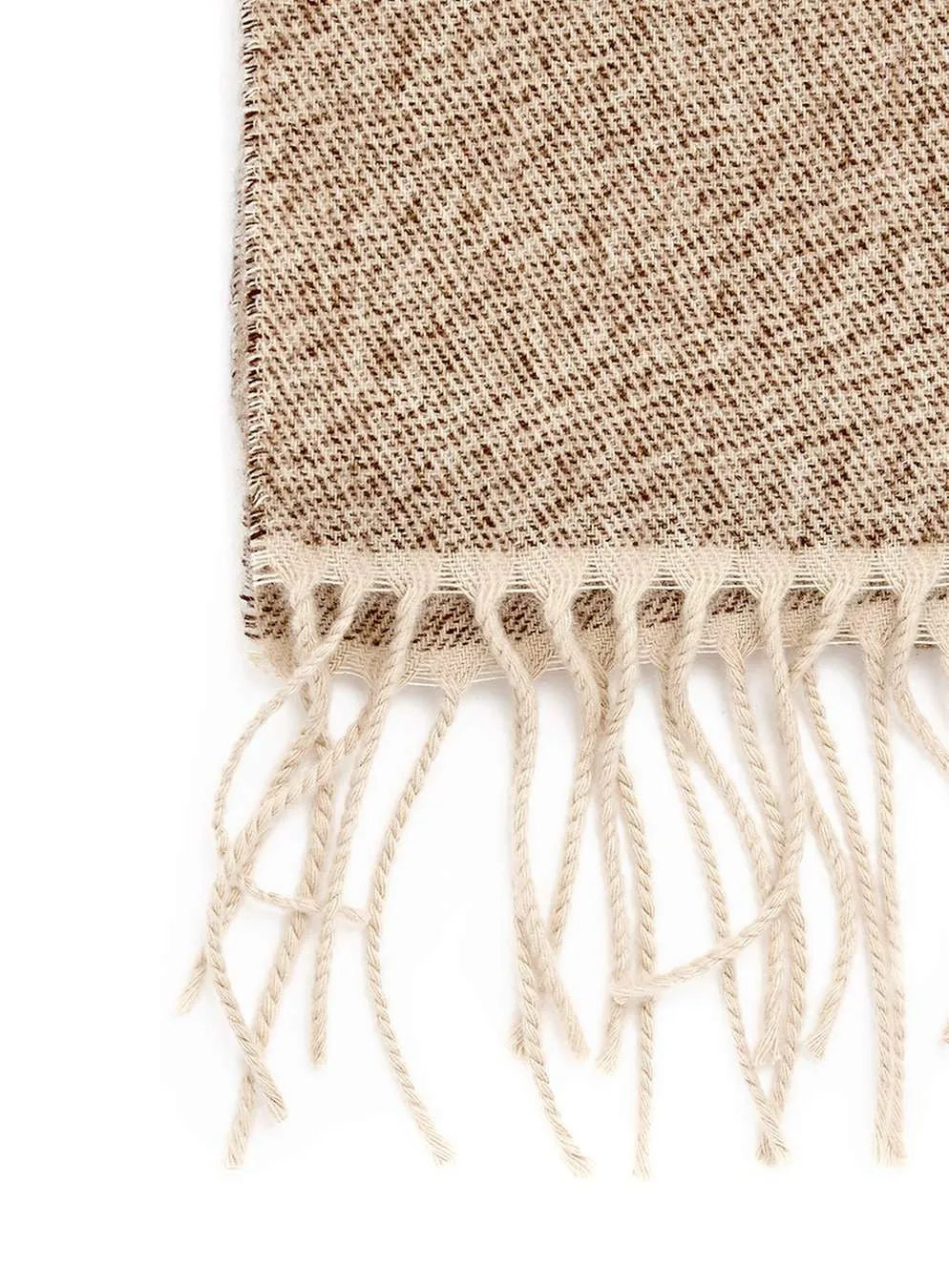 Camel Marl Woven Scarf