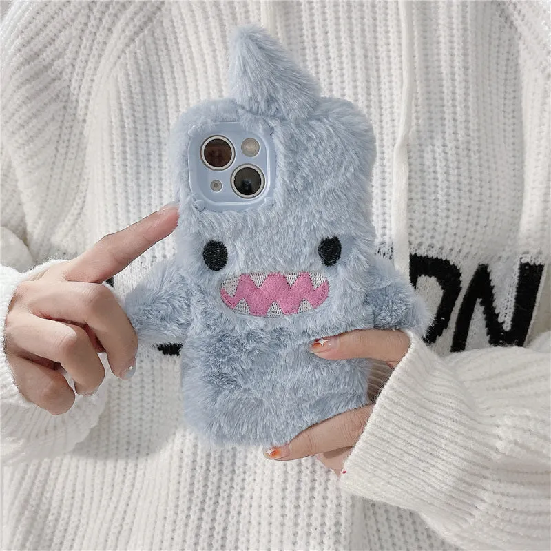 Cute Shark Fluffy iPhone Case MK18861