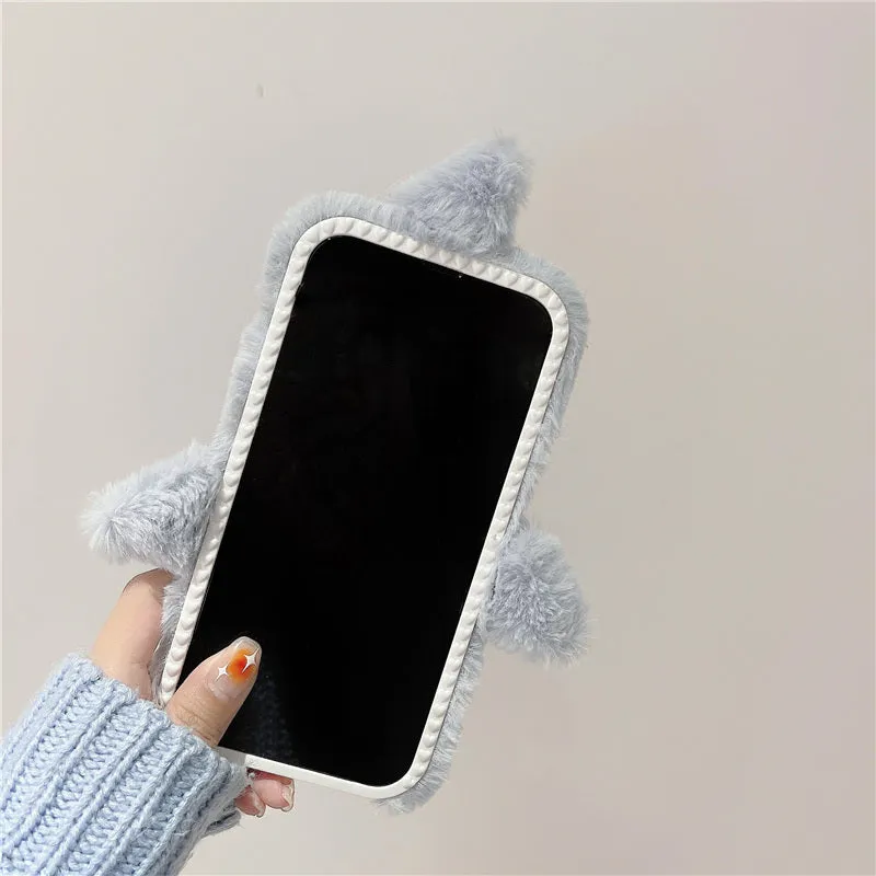 Cute Shark Fluffy iPhone Case MK18861