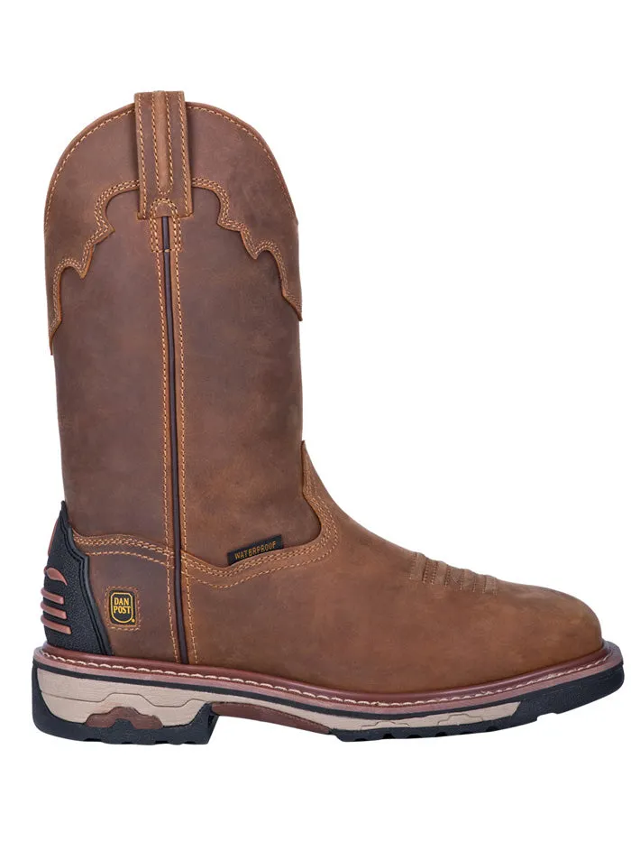 Dan Post DP69482 Mens Blayde Steel Toe Work Boots Saddle Tan - B