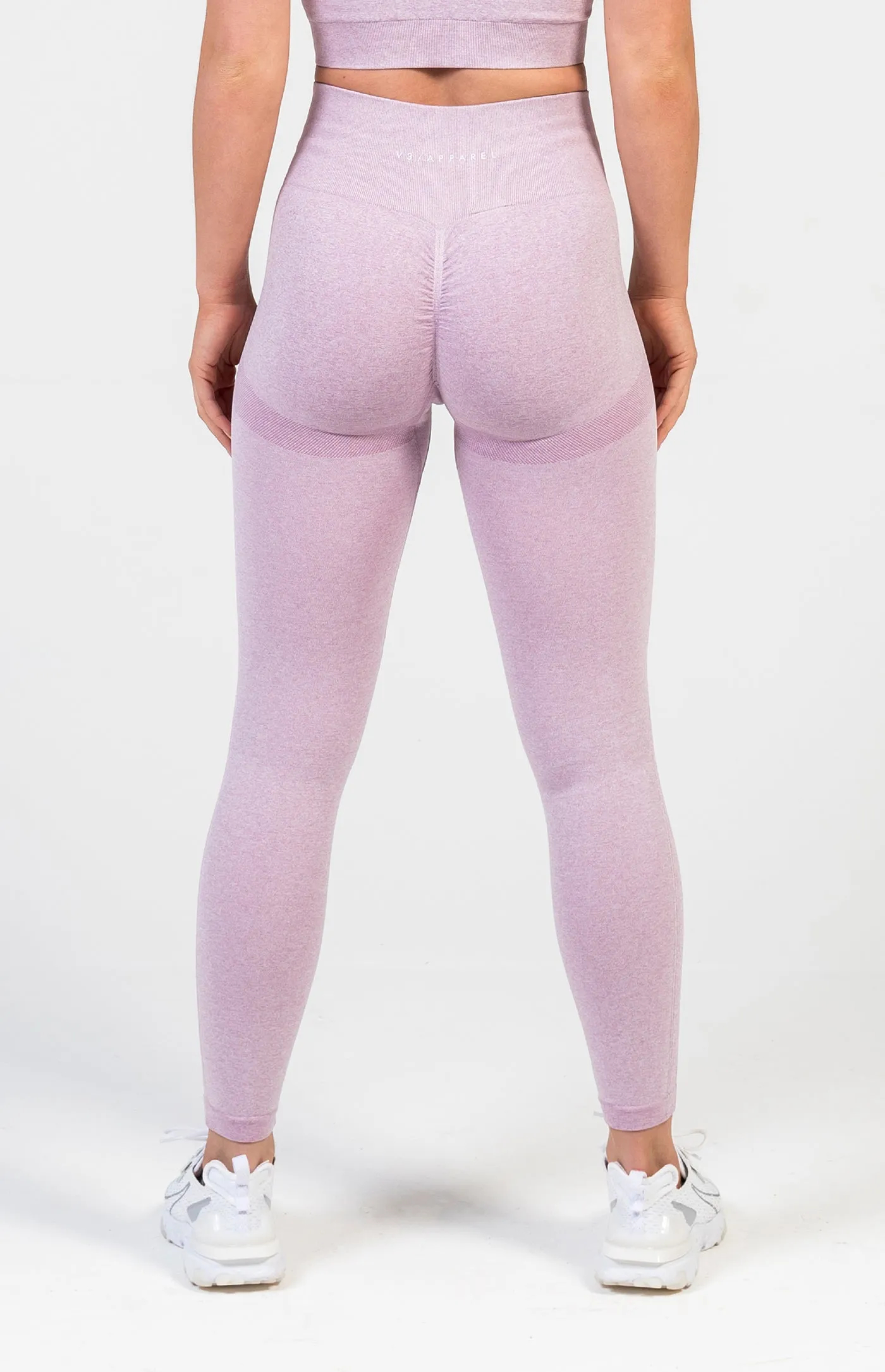 Define Seamless Scrunch Leggings - Lilac Marl