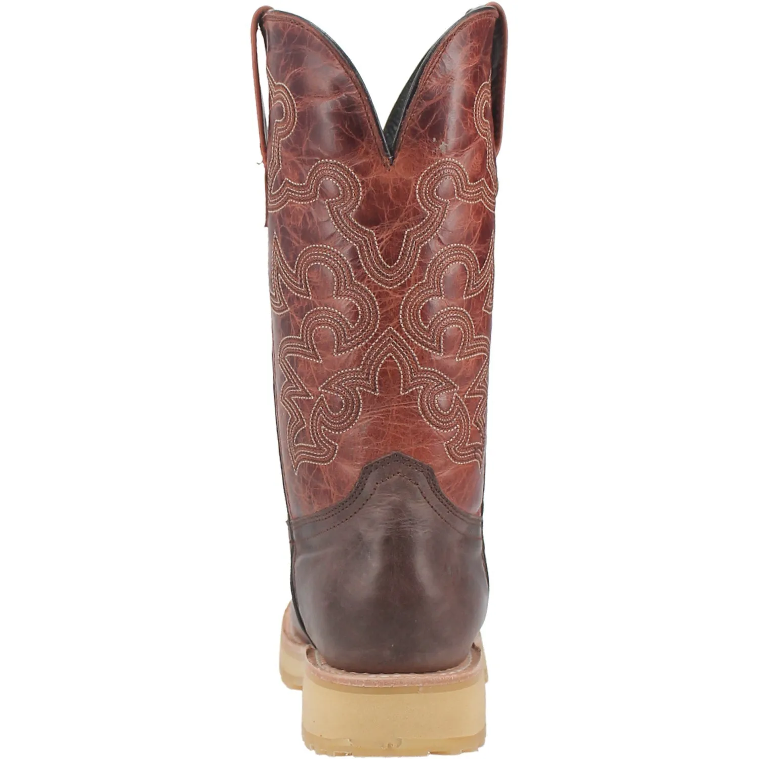 Dingo Mens Big Horn Brown Leather Cowboy Boots