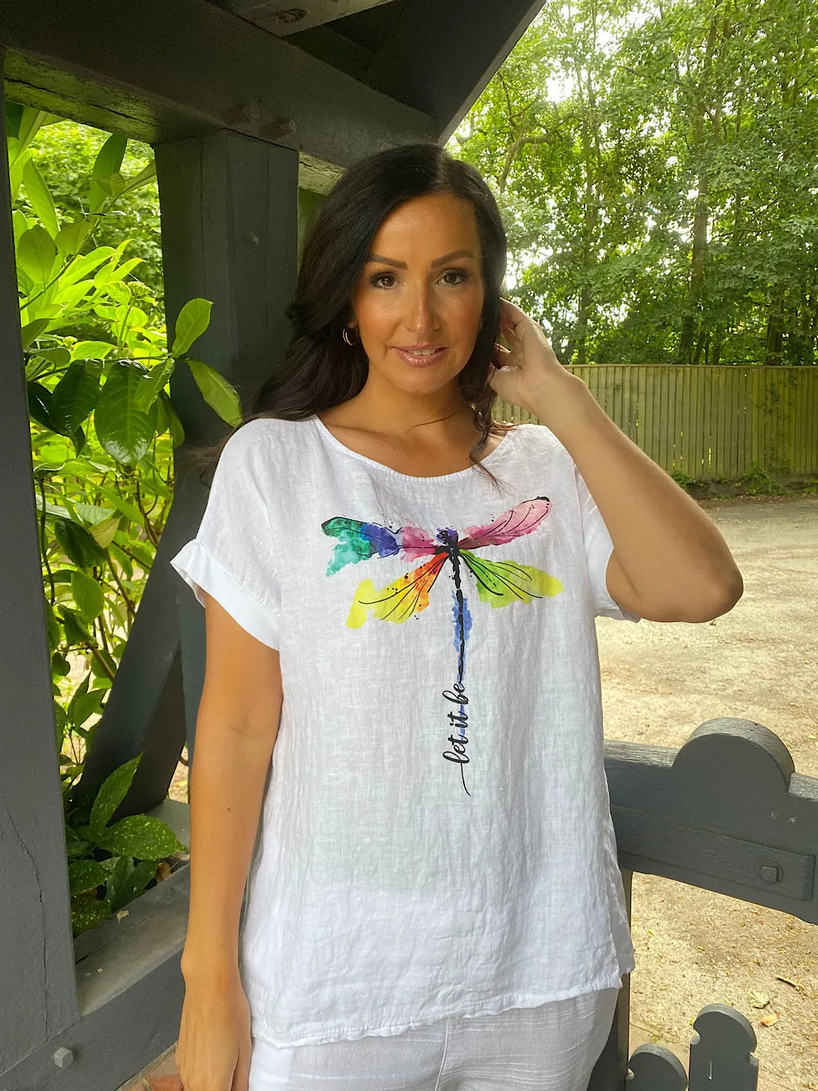 Dragonfly Graphic Top Summer