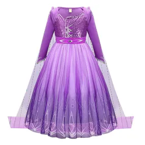 Elsa Cosplay Costume Outfits Fantasia Halloween Carnival Party Disguise Suit