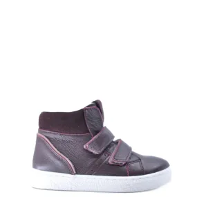 Emel Burgundy Velcro Baby Sneaker Sneaker