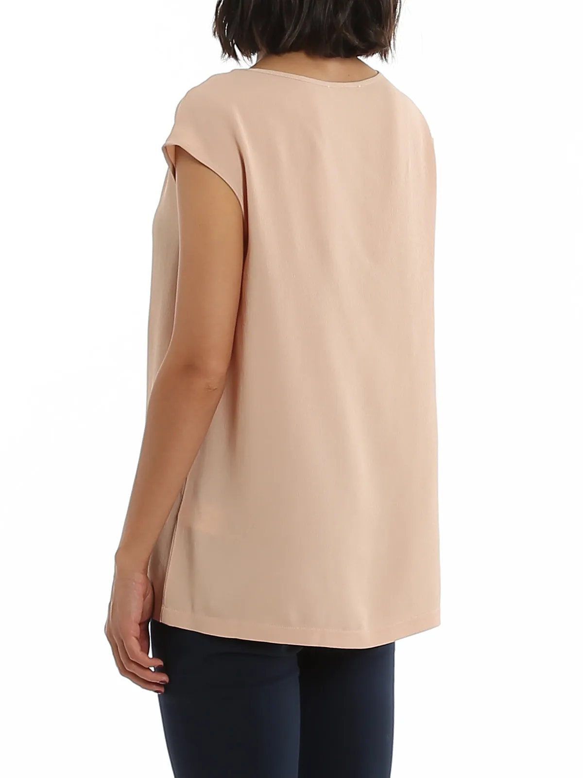 Fabiana Filippi Maglia T-shirt Beige Donna