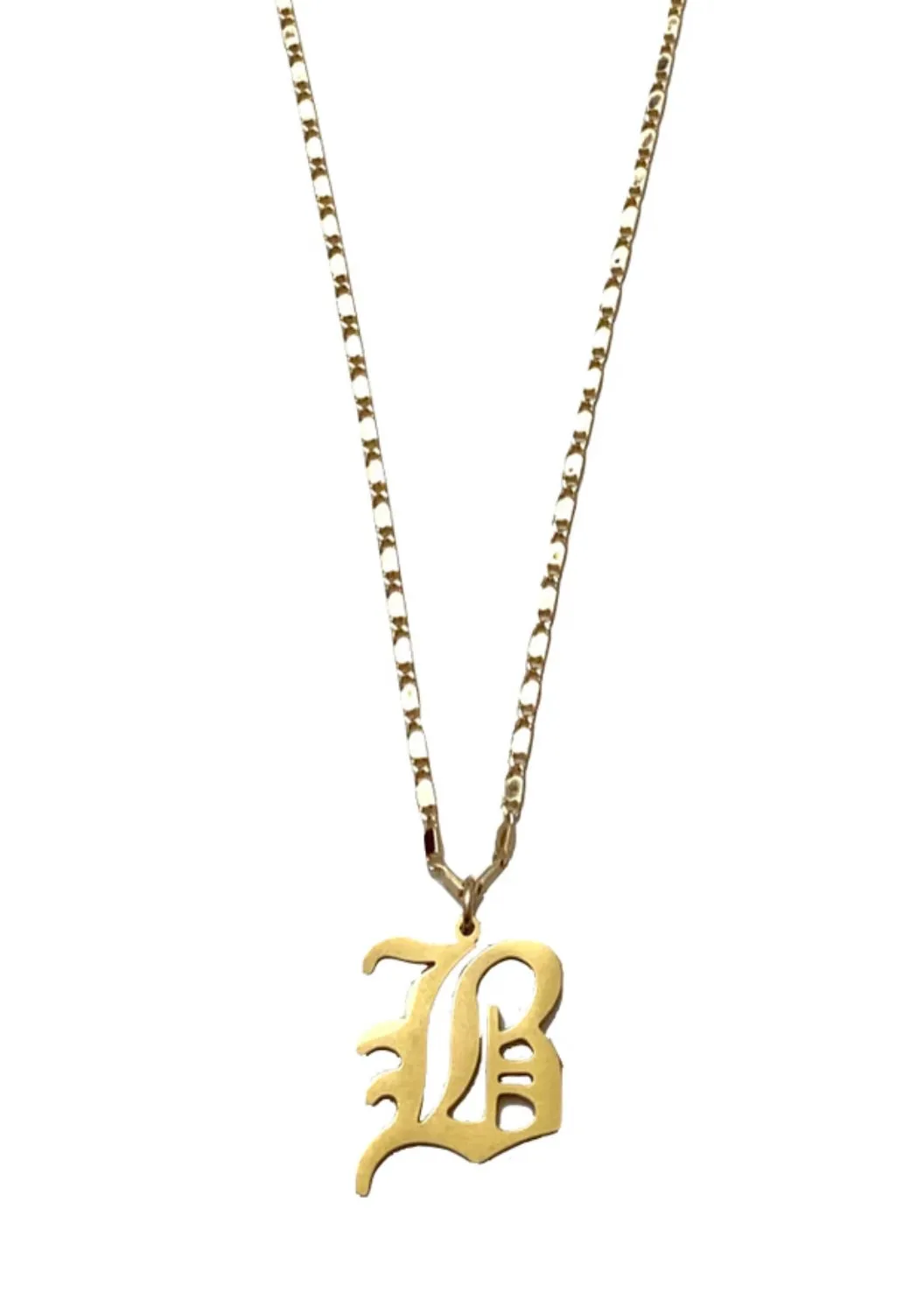 Farrah B Initial Necklace | Mi Vida Gothic