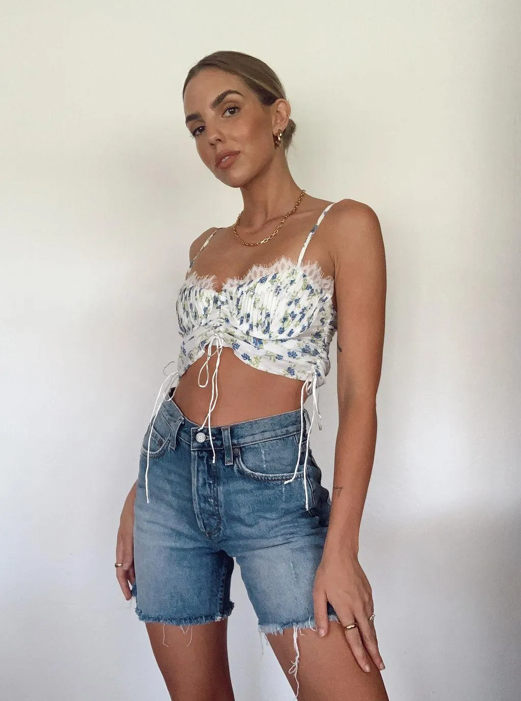 French Glamour Crop Top - FINAL SALE