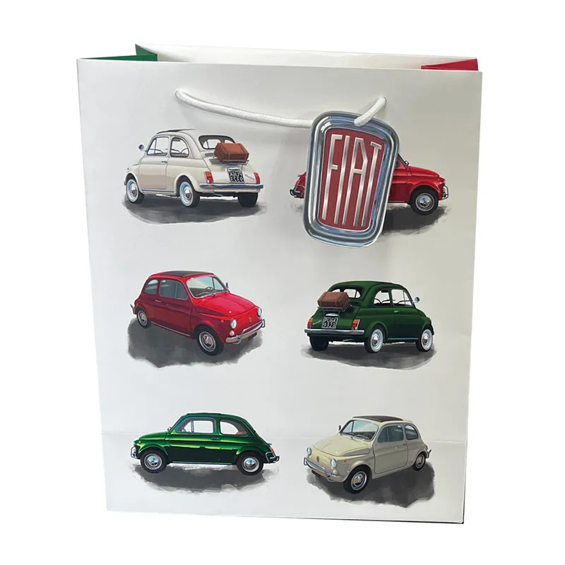 Gift Bag (Large) - Fiat 500 Retro Repeat GBAG110A