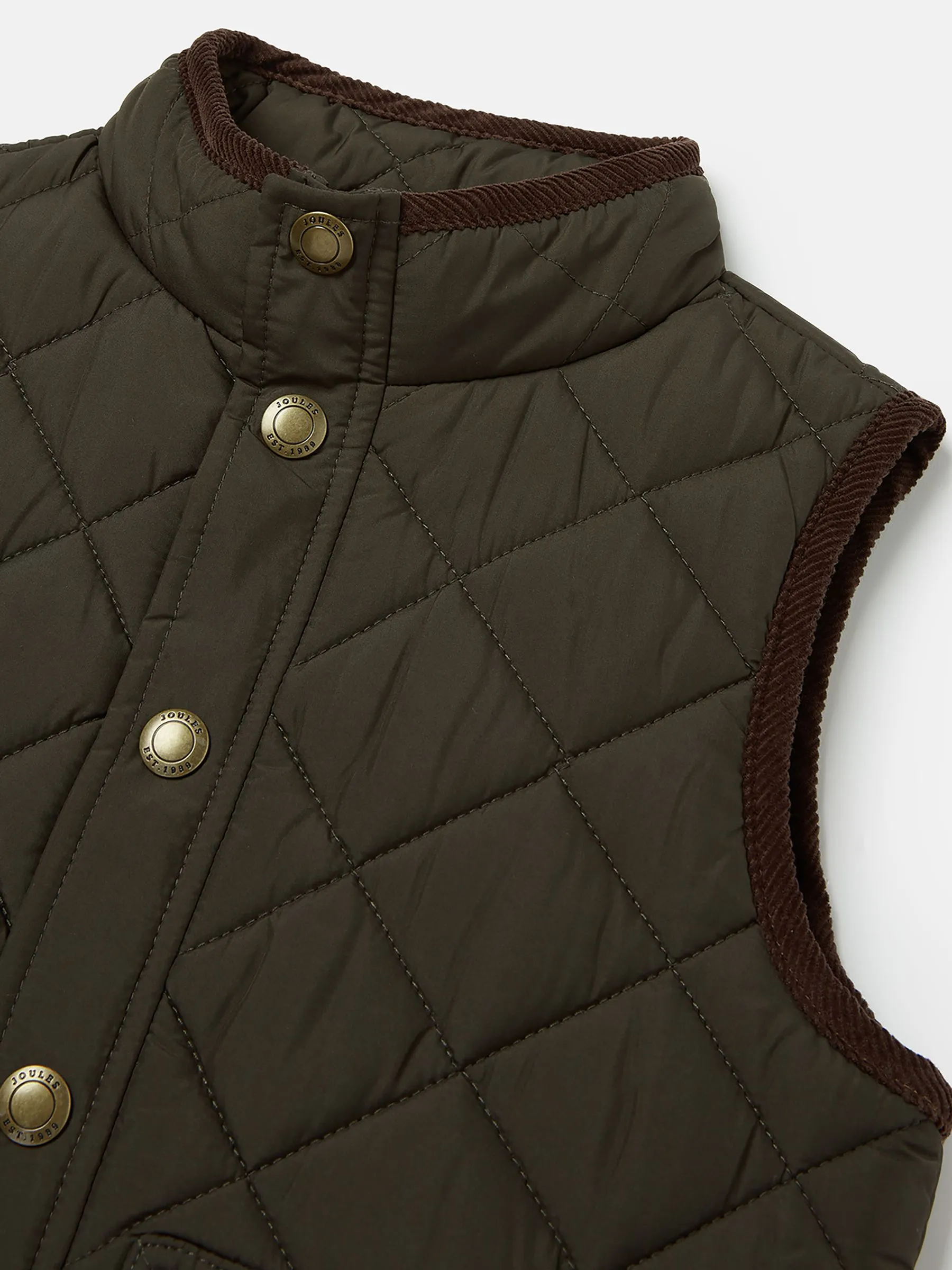 Green Quilted Gilet