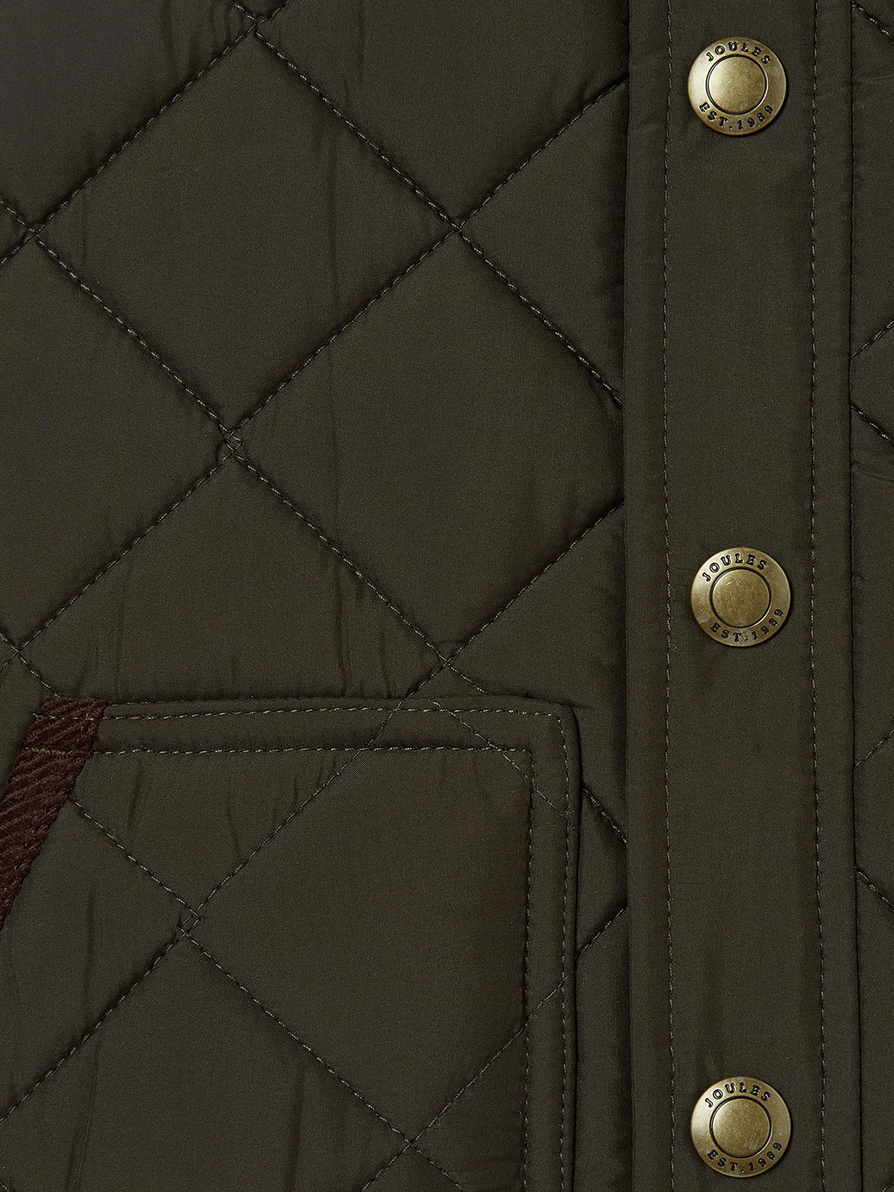 Green Quilted Gilet