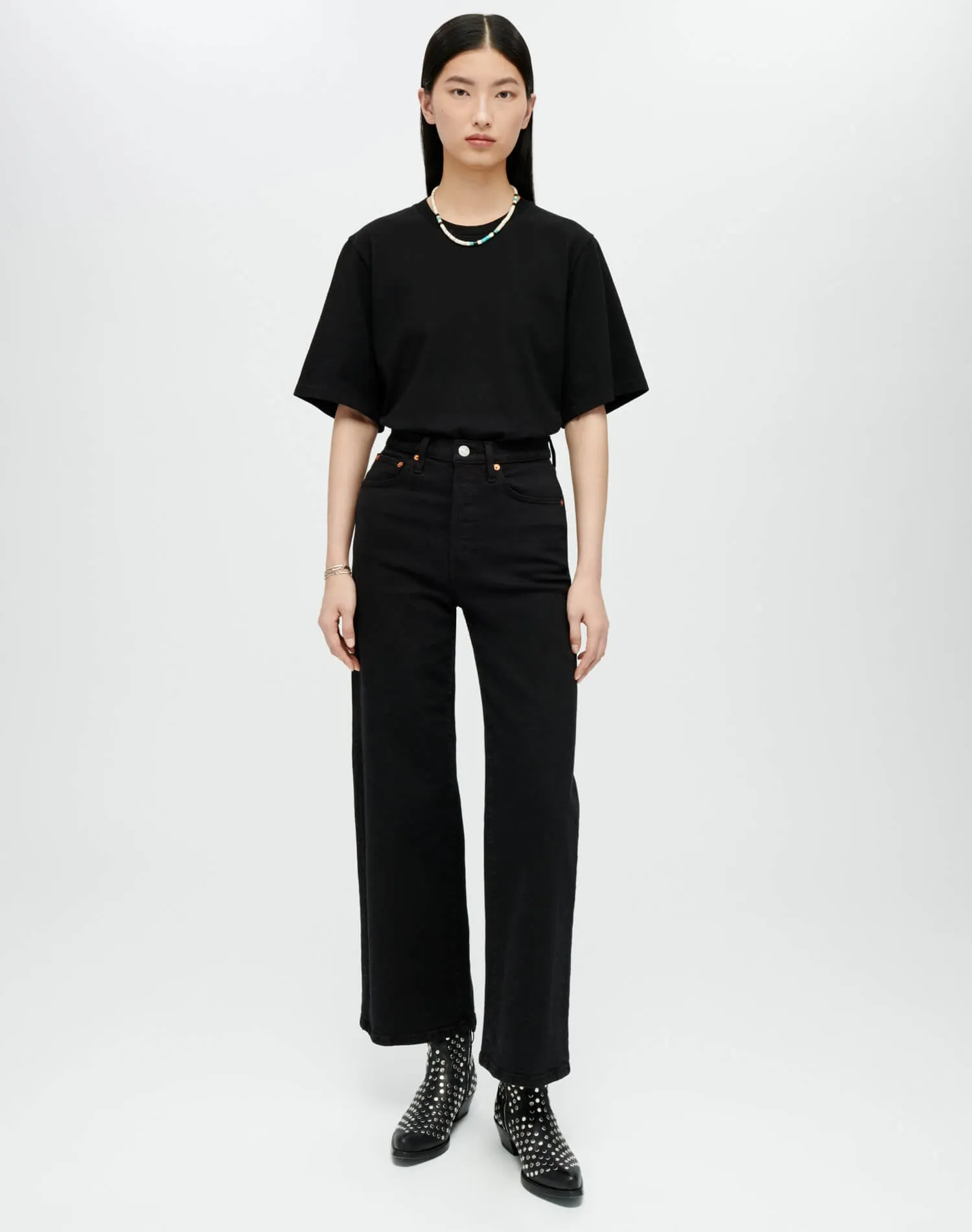 Hanes Oversized Tee - Black