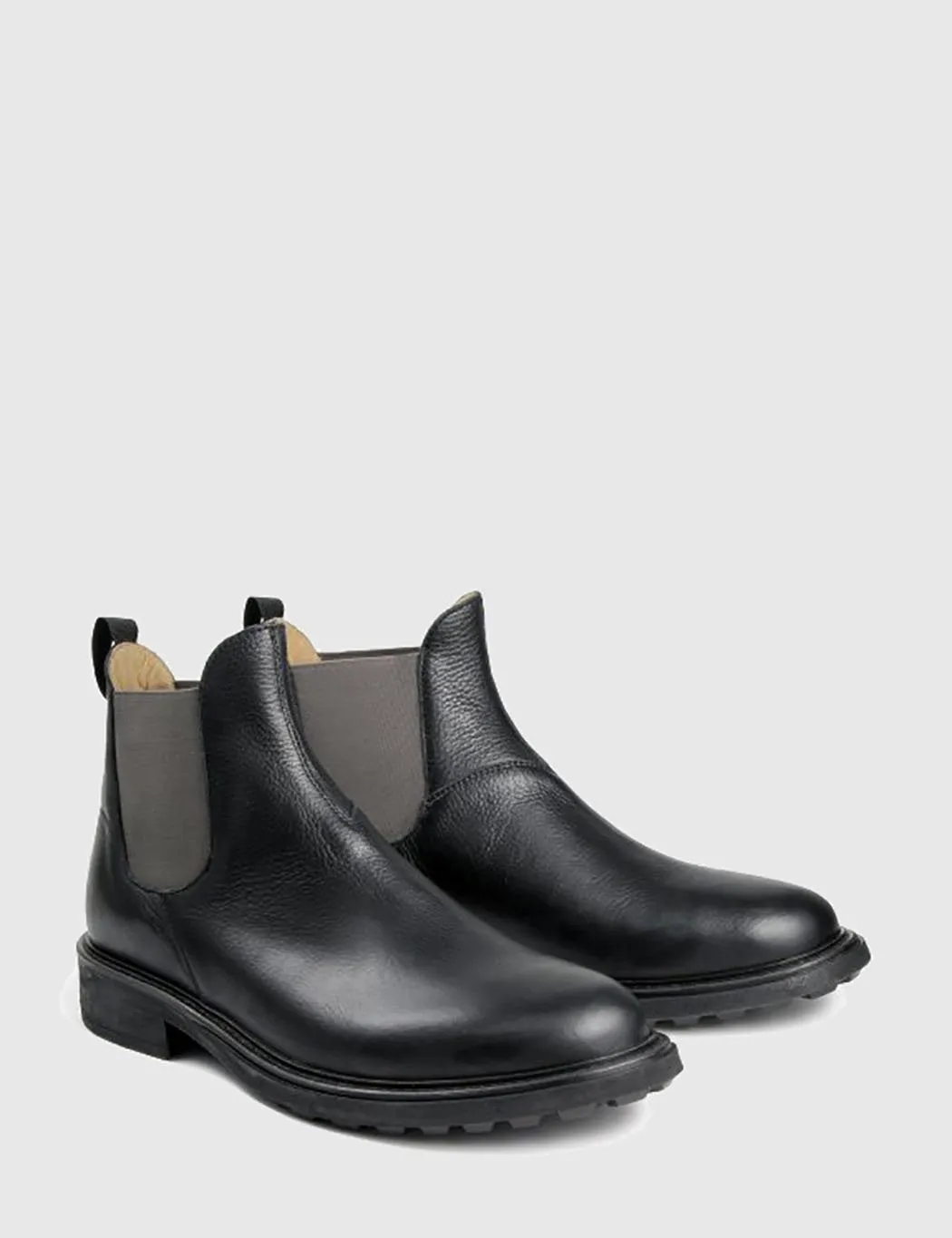 Hudson Caslon Chelsea Boots (Leather) - Black