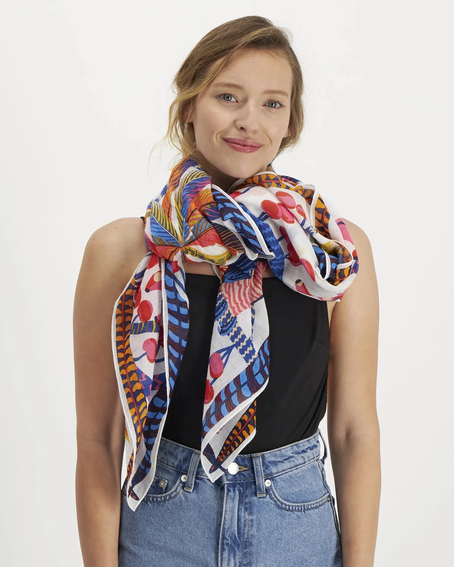 INOUI EDITIONS - CERISE COTTON SCARF