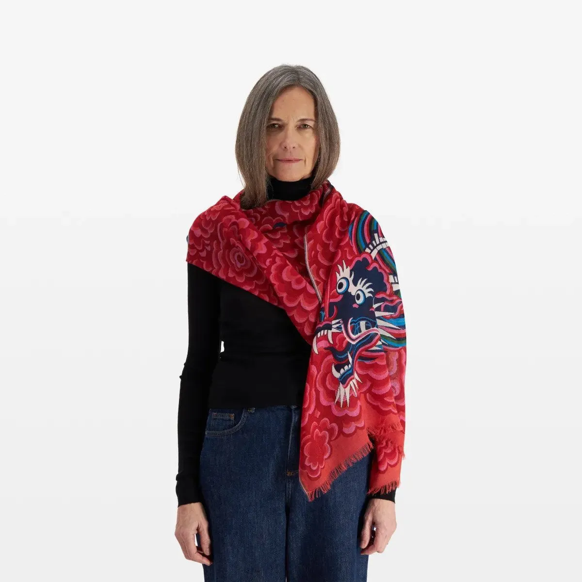 INOUI EDITIONS - DRAGON WOOL SCARF