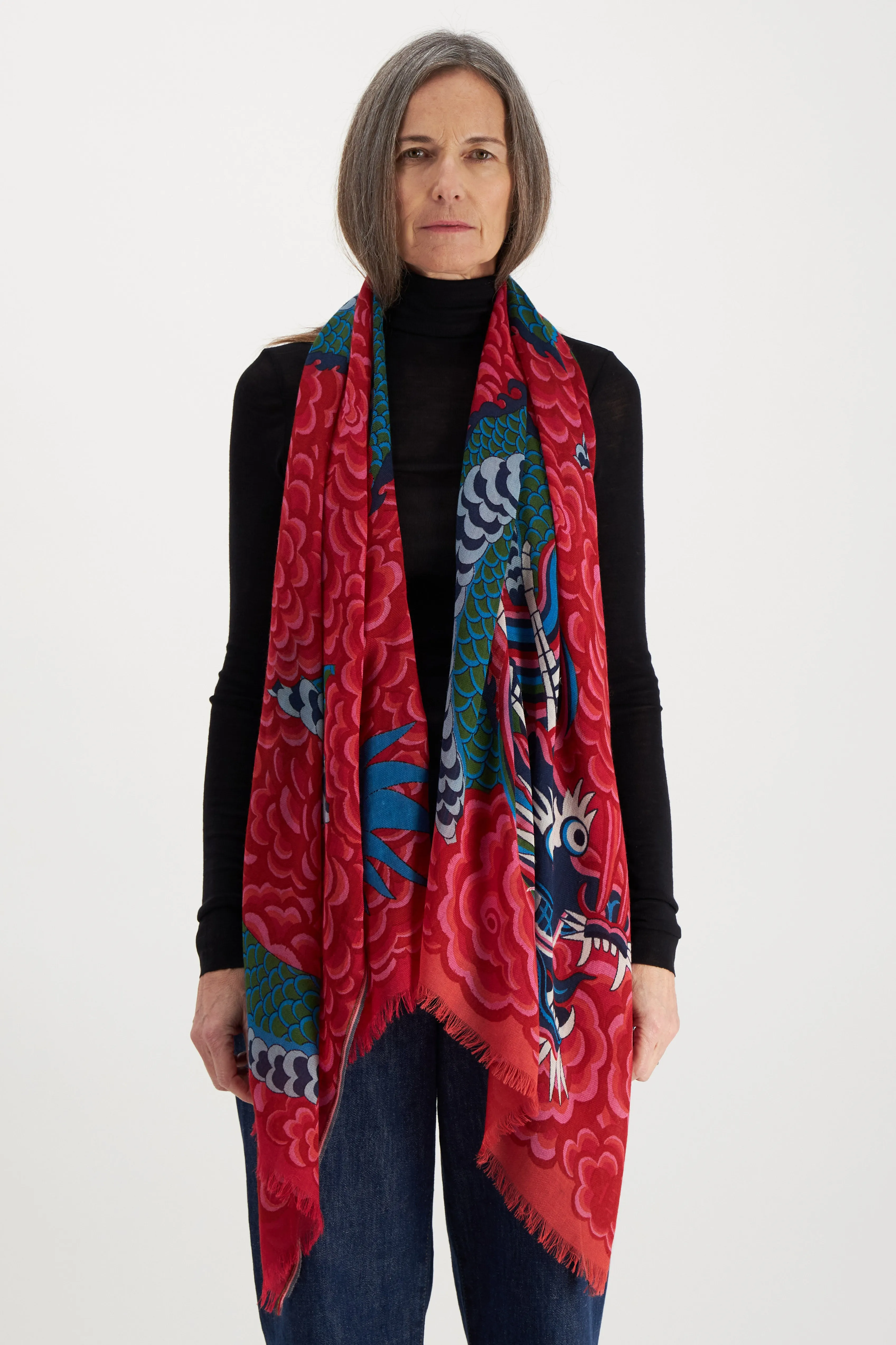 INOUI EDITIONS - DRAGON WOOL SCARF