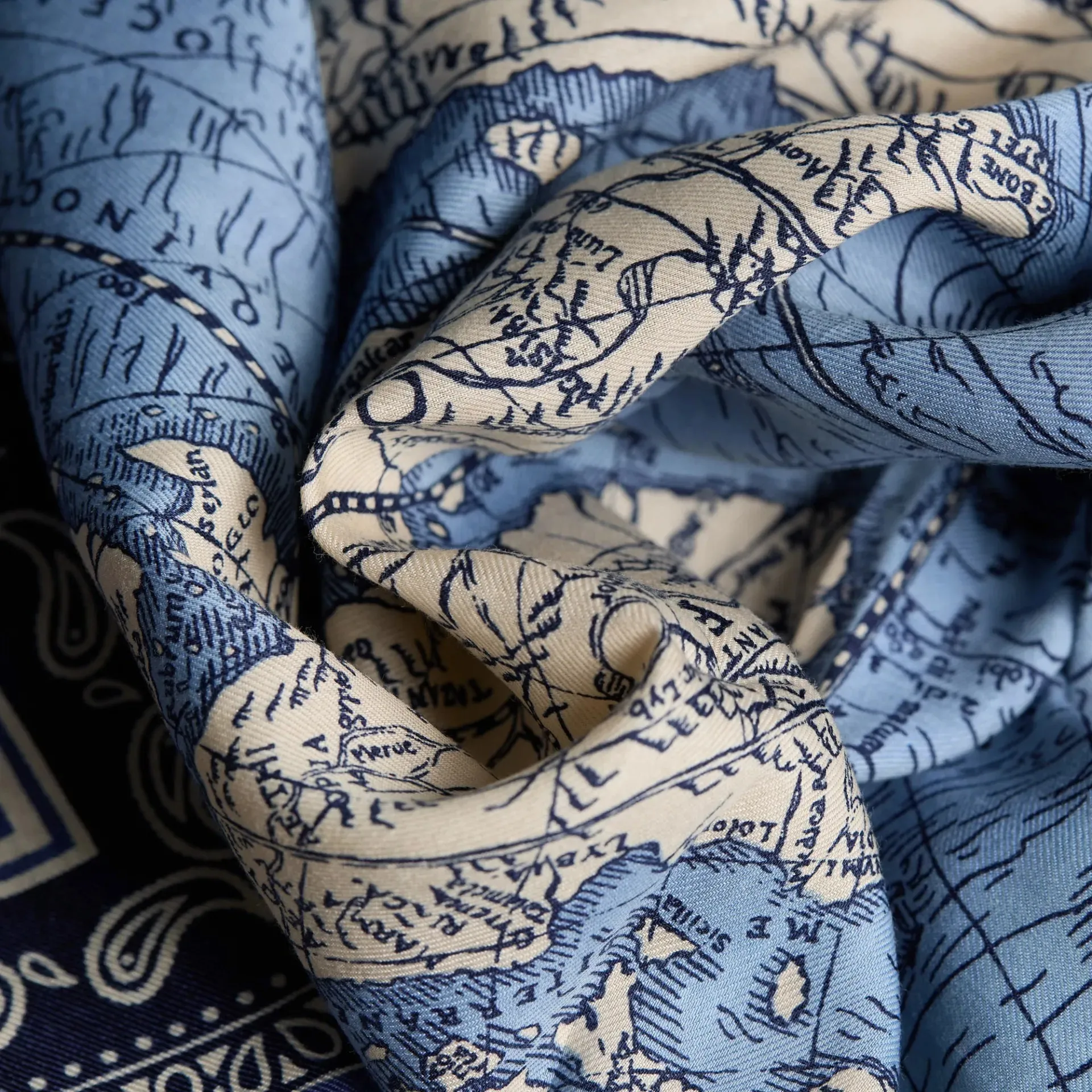 INOUI EDITIONS - MAPPEMO COTTON/SILK SCARF