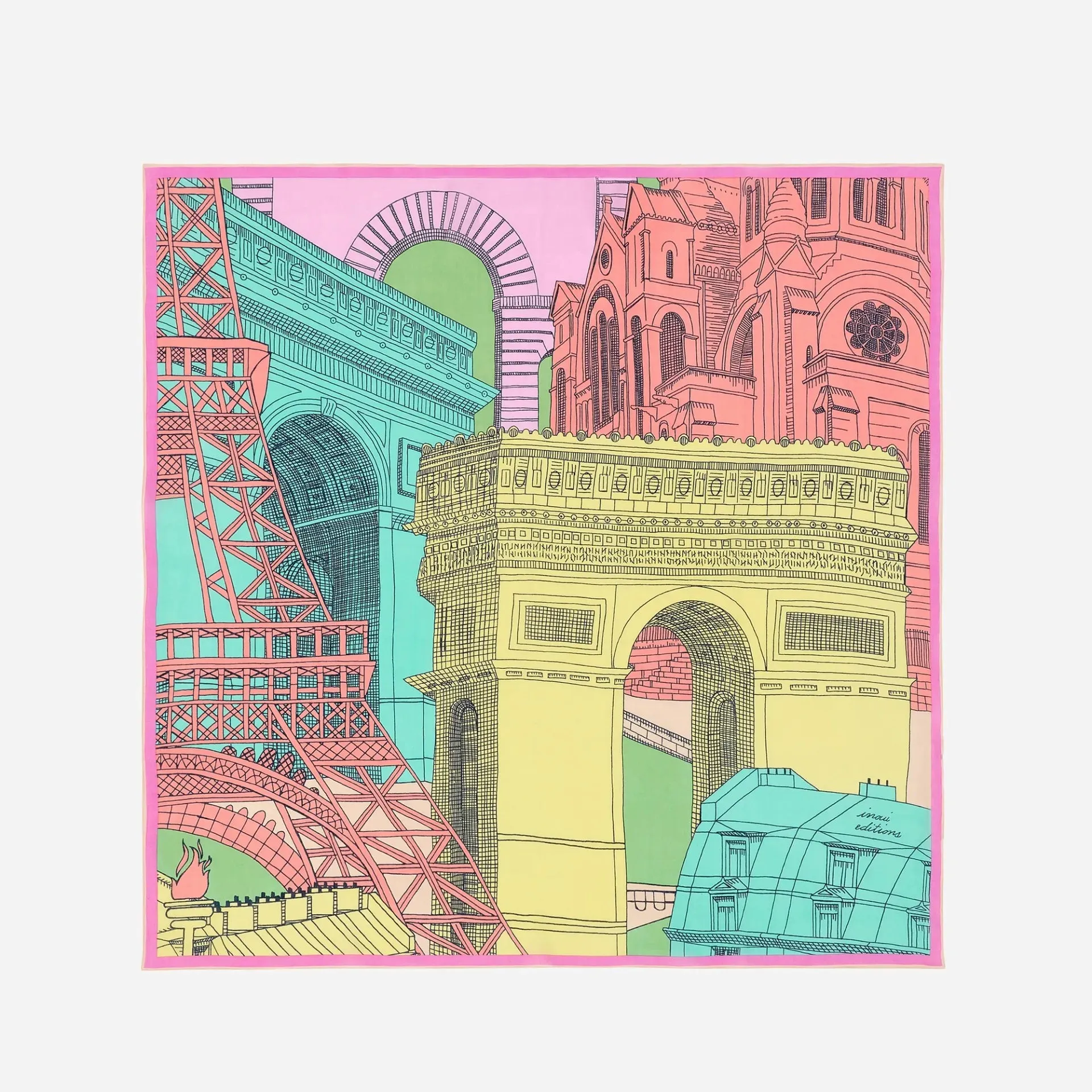 INOUI EDITIONS - PARIS COTTON SCARF