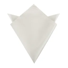 Ivory Weave Pocket Square