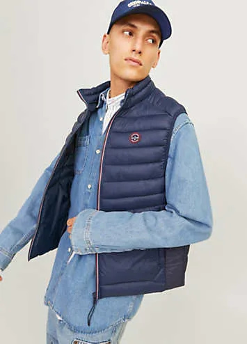 Jack & Jones Sprint Quilted Gilet | Grattan