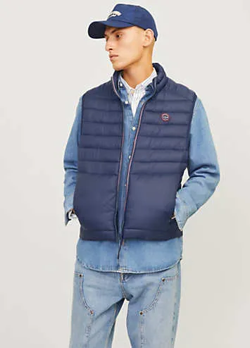 Jack & Jones Sprint Quilted Gilet | Grattan