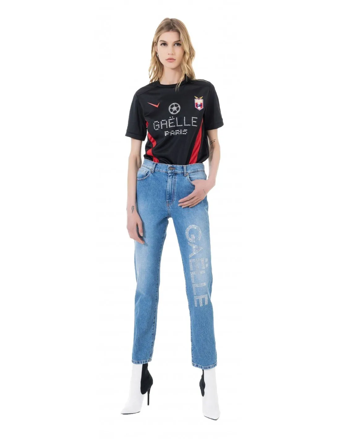 Jeans Gaelle donna GBD4509 denim blu AI19