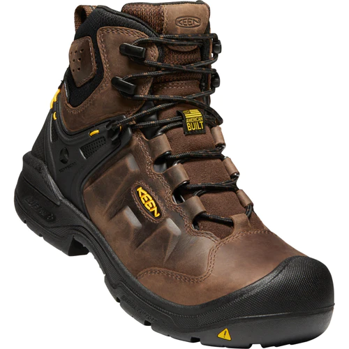 Keen Utility Womens Dover 6″ Carbon Fiber Toe Wp Boots-Brown