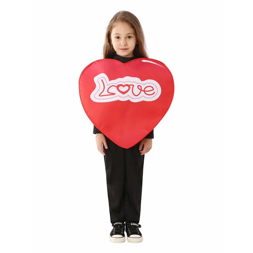 Kids Children Valentine‘s Day  Cosplay Costume Outfits Halloween Carnival Suit