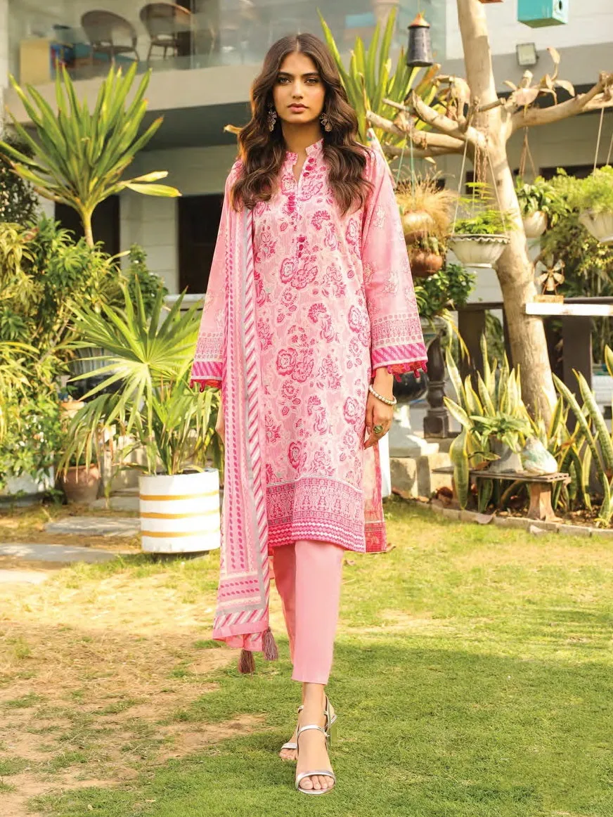 Komal Prints by Lakhany Unstitched Printed Lawn 3Pc Suit LG-MM-0012-A