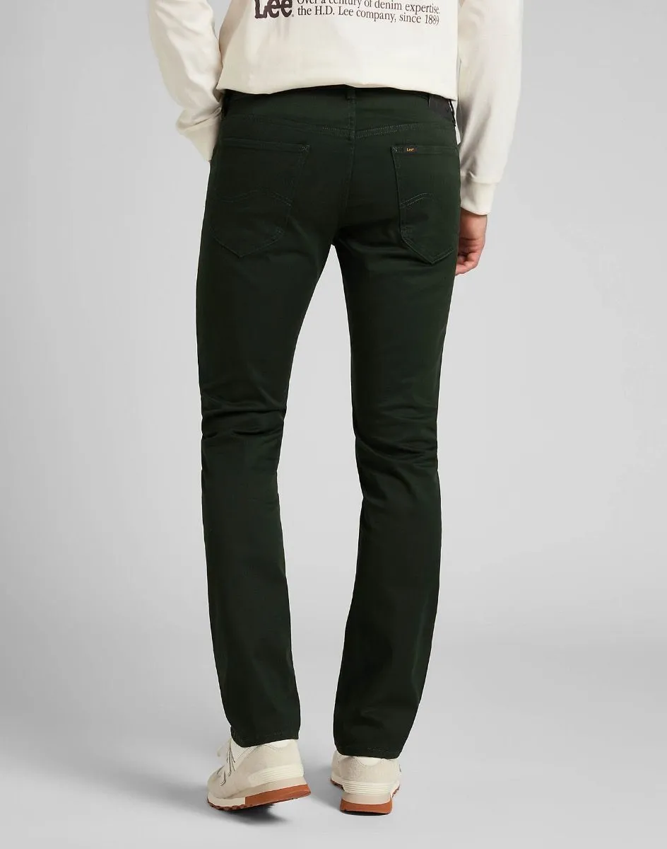 Lee Daren Zip Regular Straight Soft Fabric Jeans Kelp