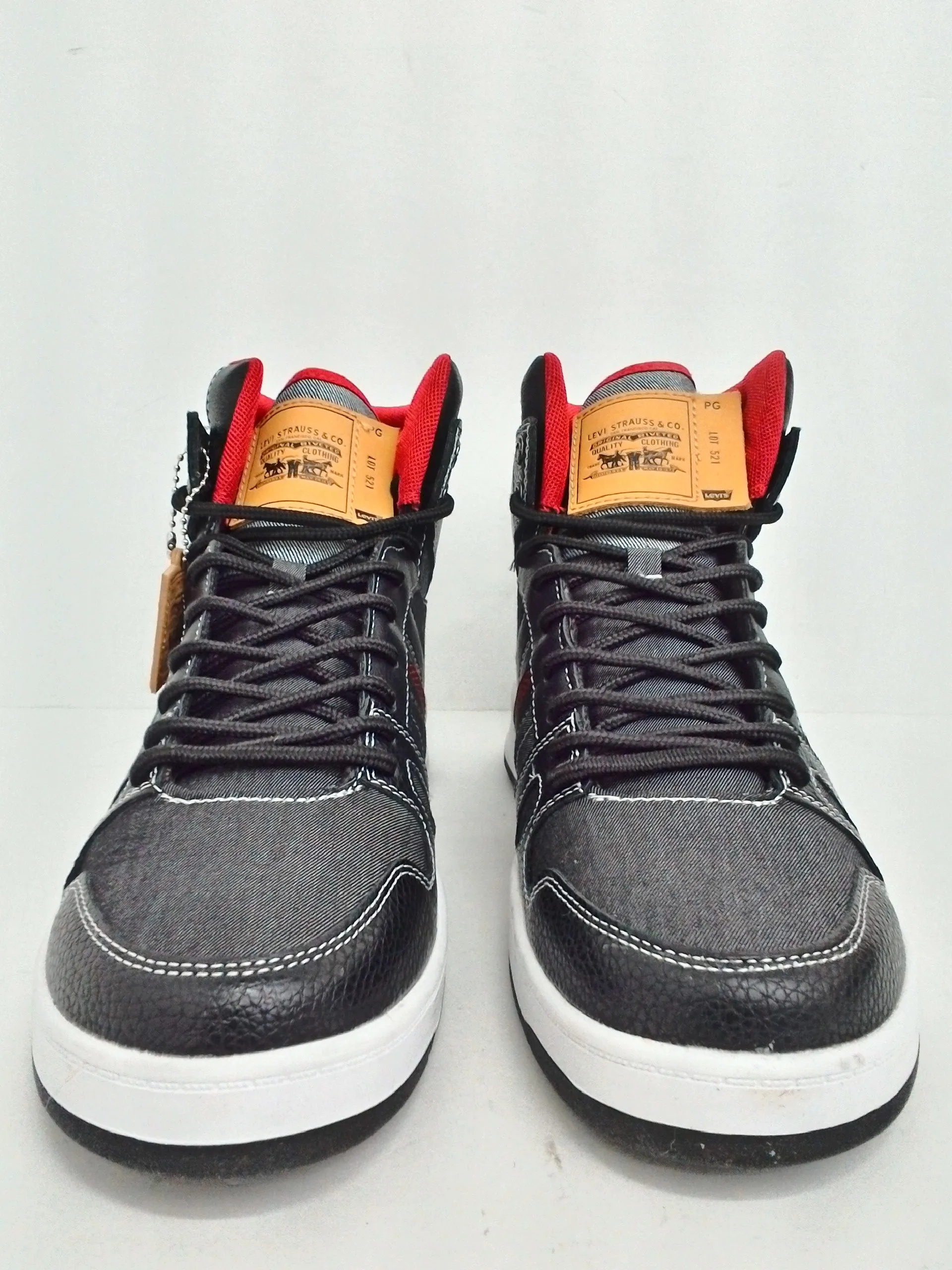 LEVI'S Men Black High-top Sneaker Size 10.5